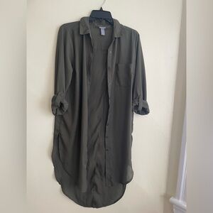 Charlotte Russe Khaki Green Top